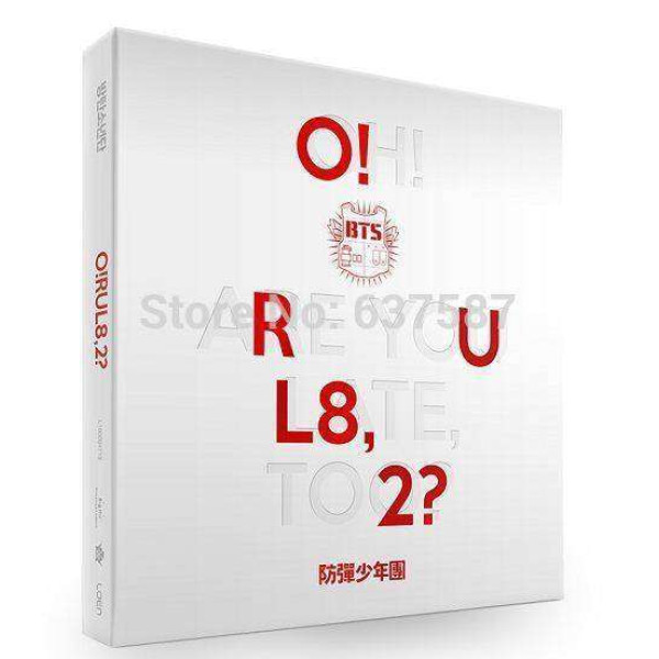 K-POP BTS 1st Mini Album [O!RUL8,2?] CD+74p Booklet+2p Photocard+Folded Poster